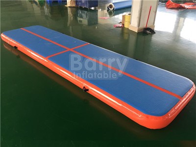 China Gymnastic Pump Mat Gym Inflatable Air Track Mattress For Sale Outside BY-AT-142
